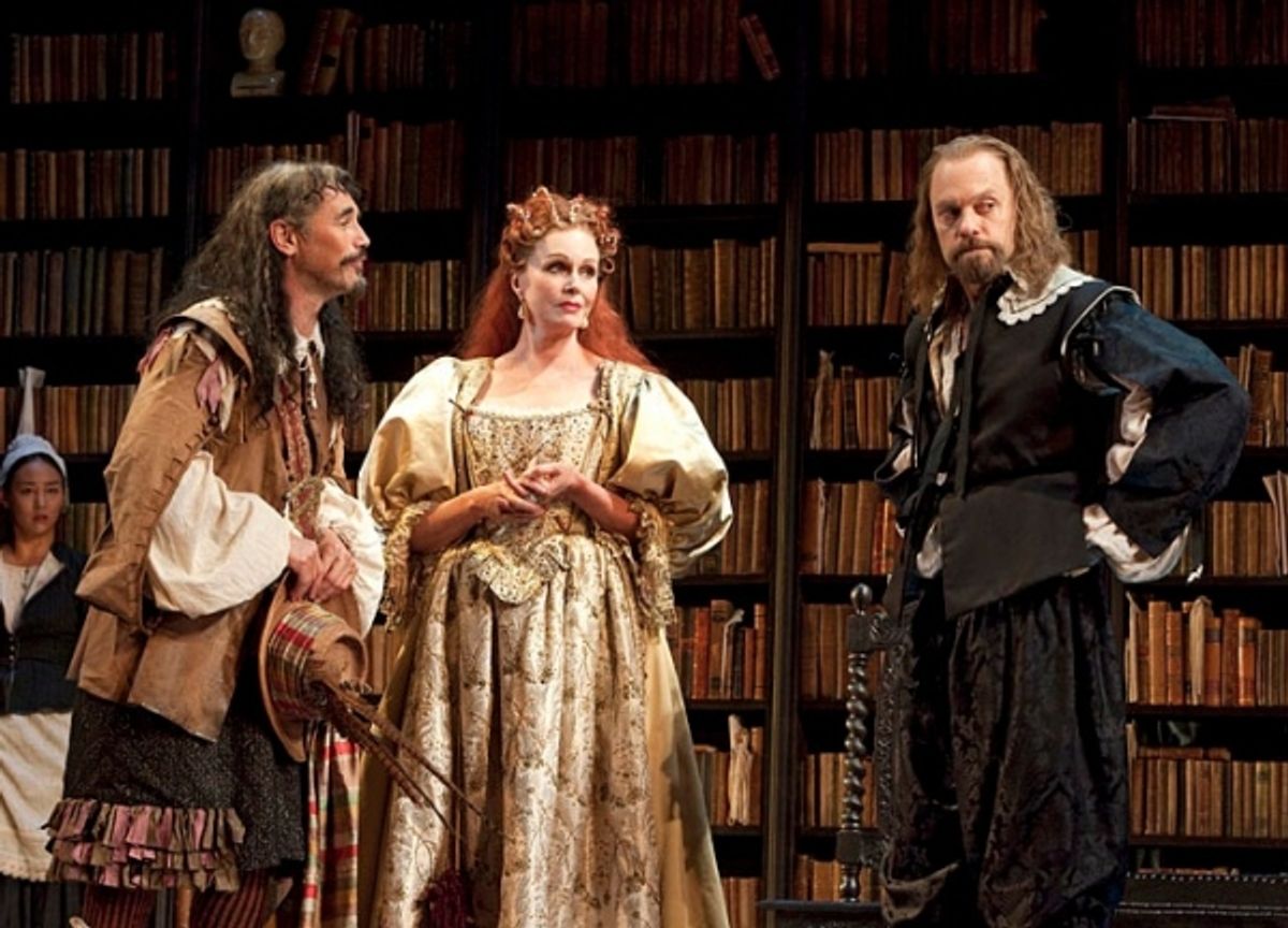 Mark Rylance, Joanna Lumley and David Hyde Pierce at 